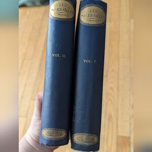 Les Miserables Volumes I & II Books A.L. Burt Company.